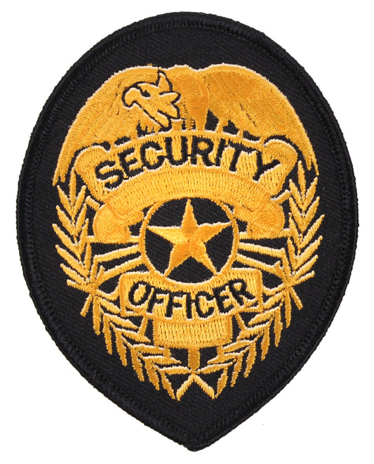 Rothco Security Patch - Black/Gold