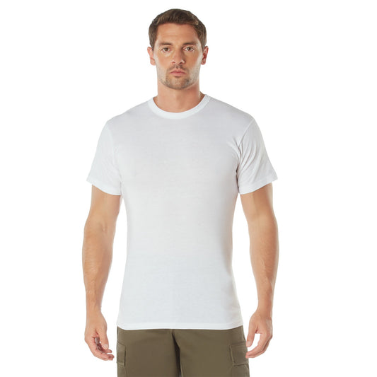 Rothco Solid Color T-Shirt with Cotton / Polyester Blend