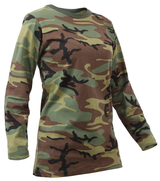 Rothco Womens Long Sleeve Camo T-Shirt