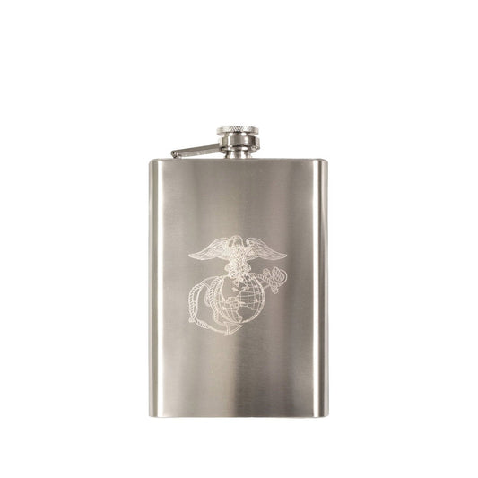 Rothco Engraved USMC Stainless Steel Flask