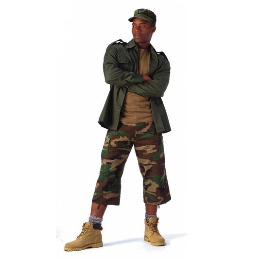 Rothco 6-Pocket BDU 3/4 Pants - Woodland Camo